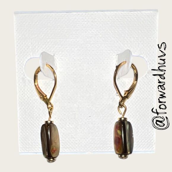 Hand Crafted Jewelry - Bundle Sale 3 for $15 | Gold-Tone Leverbacks – Glossy Bead Drops